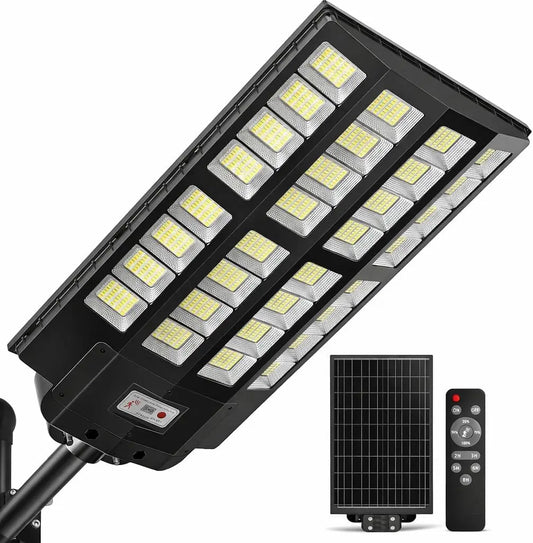 10000W Solar Street Lights Outdoor, IP66 Waterproof Solar Lights