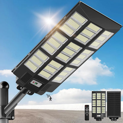 Solar Street Light, IP66 Waterproof Solar Lights Outdoor