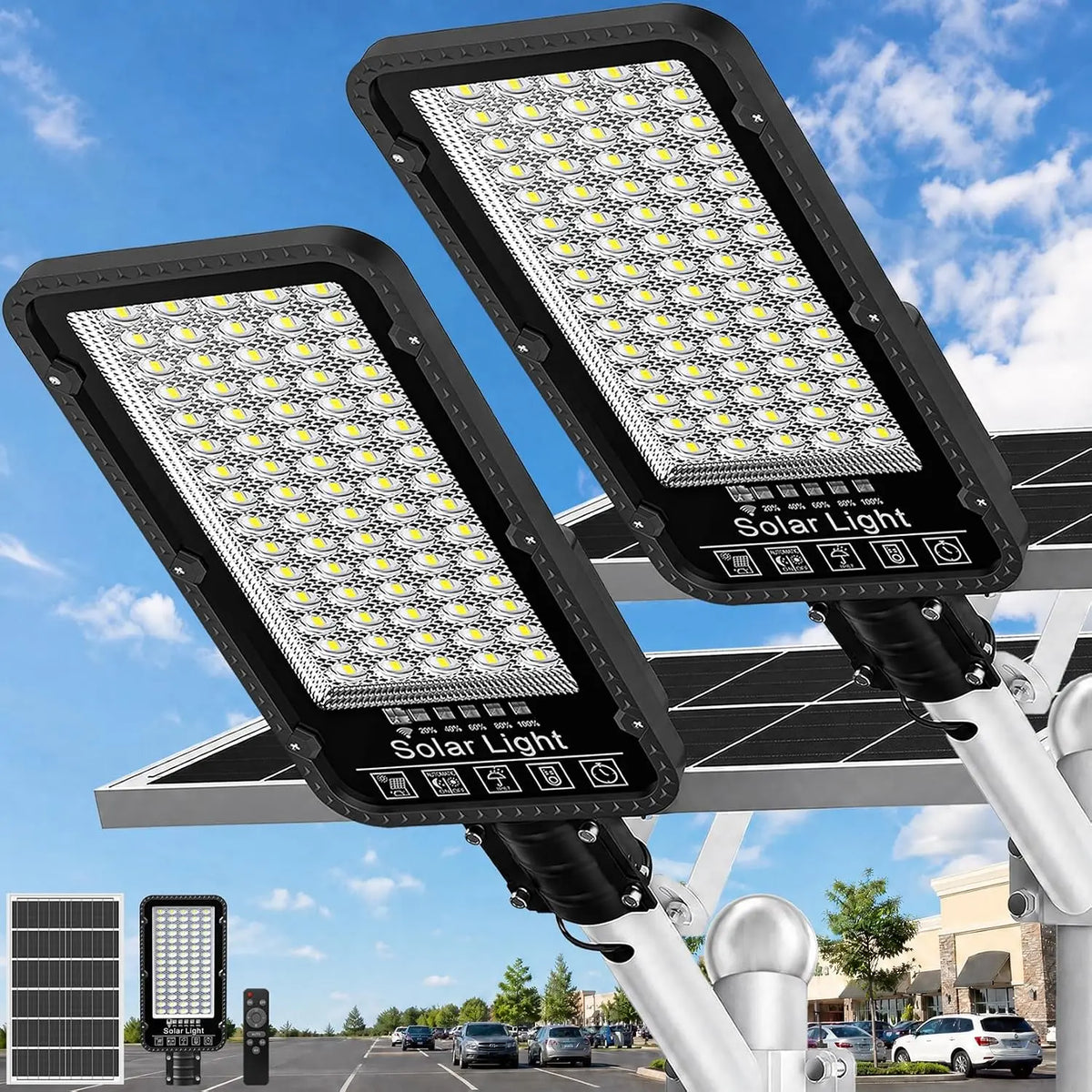 Solar Street Lights Commercial Split Outdoor Street Lights