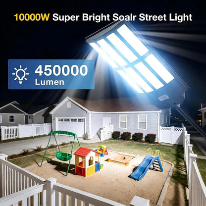 10000W Solar Street Lights Outdoor, IP66 Waterproof Solar Lights