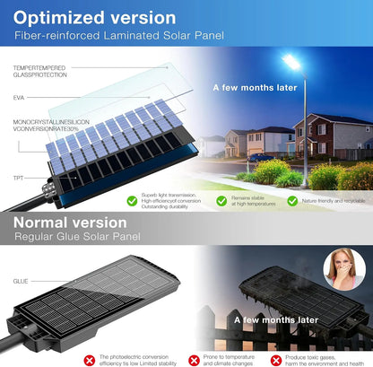 10000W Solar Street Lights Outdoor, IP66 Waterproof Solar Lights