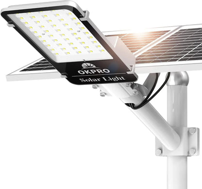 20000W Large Solar Street Light Outdoor,7000K Commercial Dusk to Dawn