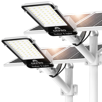 20000W Large Solar Street Light Outdoor,7000K Commercial Dusk to Dawn