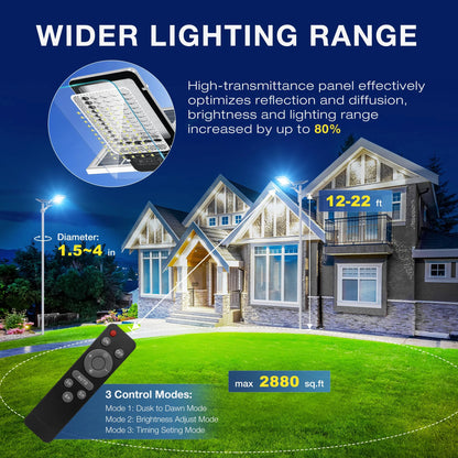 Solar Street Lights Commercial Split Outdoor Street Lights