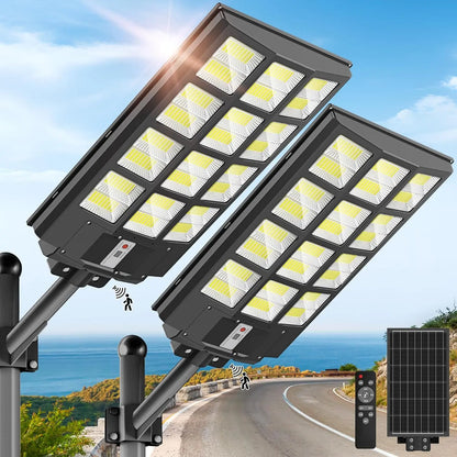 Solar Street Light, IP66 Waterproof Solar Lights Outdoor