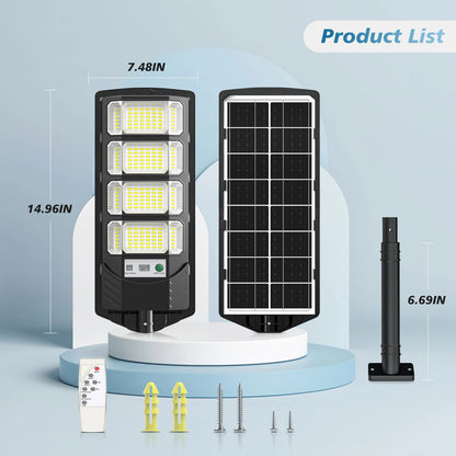 Solar Lights Outdoor, Dusk to Dawn with Motion Sensor, IP66