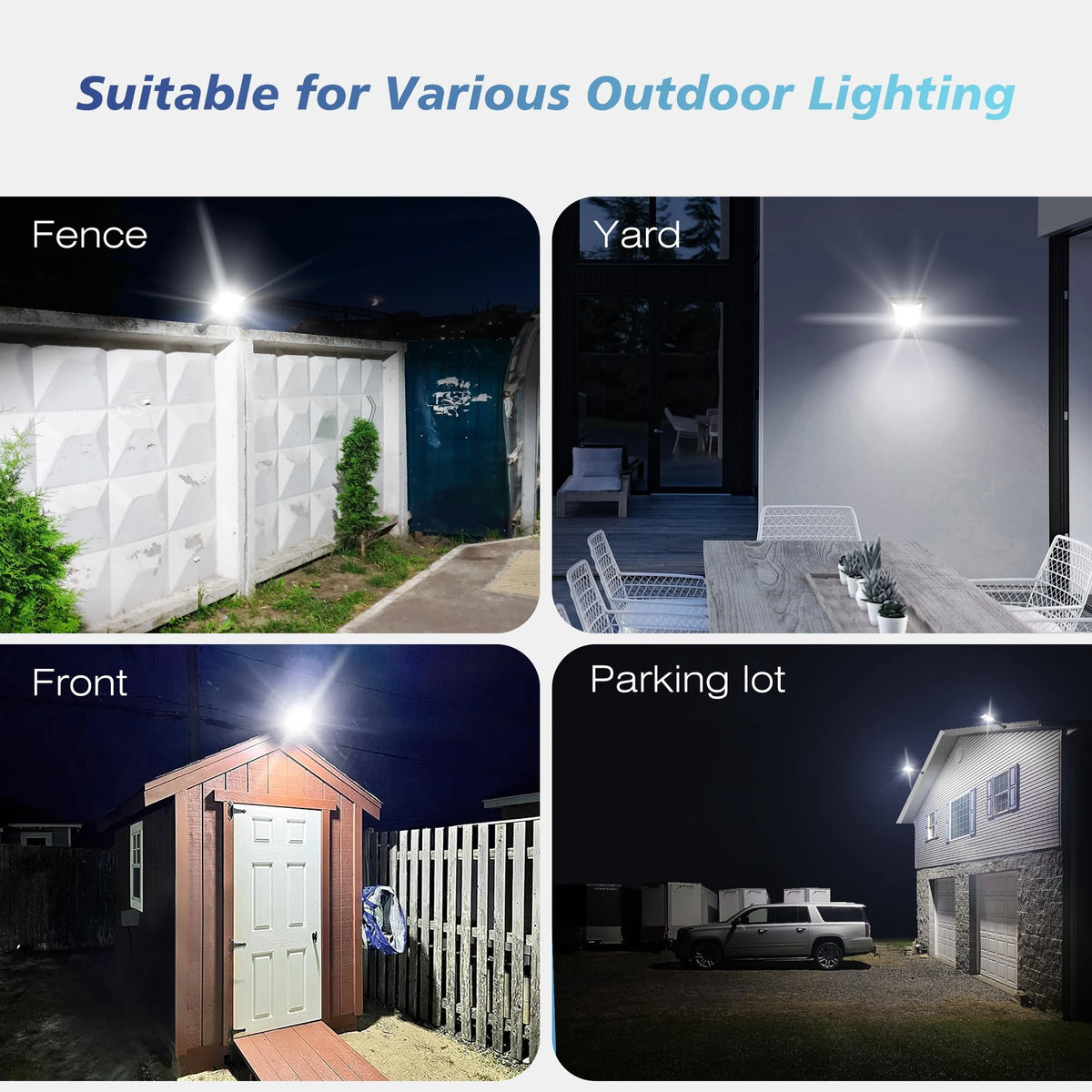Solar Lights Outdoor, Dusk to Dawn with Motion Sensor, IP66