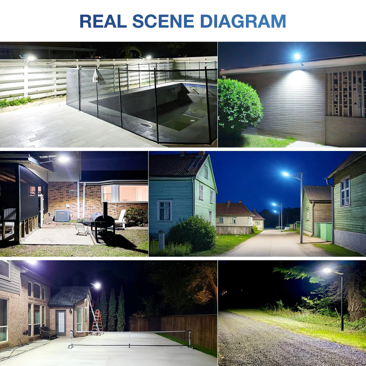 Solar Street Lights Commercial Split Outdoor Street Lights